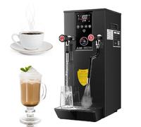 Commercial Milk Foam Frother | Milk Steamer with LED Screen | Electric Milk Foam Maker for Espressos, Coffee, Tea, Desserts