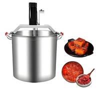 Commercial Mixer, 40L Stainless Steel Automatic Stirring Machine for Jams, Sauces, and Fillings, Adjustable Speed, 4 Blade Stirring Scraper