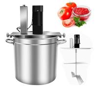 Commercial Mixer, Automatic Stainless Steel Electric Food Mixer, Adjustable Speed Stirrer for Soup, Chili Sauce, Beverage, Jam, Porridge