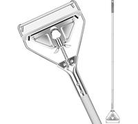 Commercial Mop Handle Heavy Duty, Industrial Mop Stick Replacemet for Home,Garage,Office, Workshop, Warehouse Floor Cleaning (Sliver)