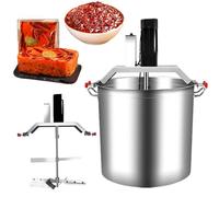 Commercial Non-Stick Pot Mixer, 40/80/140L Automatic Food Mixer, Speed Adjustable, 4 Blade Stirring Scraper, Stainless Steel Hot Pot Seasoning Stirrer Frying Machine, for Hotel, Restaurant