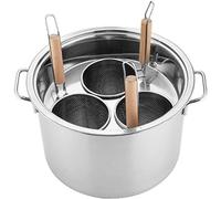 Commercial Noodle Boiler with Divider and Colander - Multi-Functional Cooking Pot for Pasta and Restaurant Use