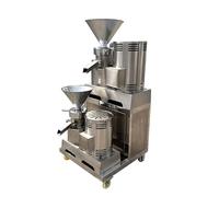 Commercial Nut Butter Grinding Machine Heavy Duty Electric Colloid Mill for Peanut Almond Cashew Tahini and Sauce Production Ideal for Restaurants and Food Factories