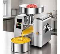 Commercial Oil Press Machine, 4-9/7-12kg/h with Digital Heat Control Q10