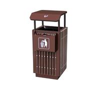Commercial Outdoor Trash Can with Classic Design for Garden, Hotel, and Mall Waste Management