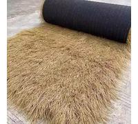 Commercial Palm Thatch Roll for Tiki Bar Roof, 0.5x20m Yellow Thatch Roof for Thatched Roofs, Natural Palm Thatch for Outdoor Decor and Landscaping