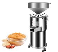 Commercial Peanut Butter Machine,Electric Sesame Maker,with Non-Slip Base and Thickness Adjustment Rod,15kg/h Output,2850r/min,1100W