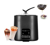 Commercial Pearl Pot, 9L Automatic Tapioca Pearl Maker Pearl Cooker, 1300W Non-stick Pearl Maker, with Touchscreen & Timer