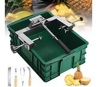 Commercial Pineapple Peeler Set with Eyelet Removal Tool - Perfects for Fruit Shops, Food Processing Plants and Farmers' Markets