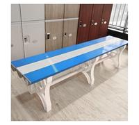 Commercial Plastic Strip Currency Exchange Banco Removable Stool for Gym Bathroom & Hotel - Versatile Seating Solution for Easy Access and Convenience