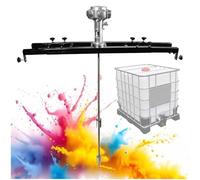 Commercial Pneumatic Paint Mixer with Retractable Bracket for Ton Barrels, Air Agitator Shaker Machine