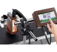 Commercial Portable Inkjet Printer for Assembly Line Coding, Supports QR Code, Date, Logo, Label, Barcode, and Batch Number with Multi-Language Compatibility