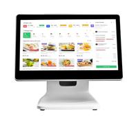 Commercial POS Cash Register Screen with Customer Display, SSD Storage, MSR/WiFi Functionality for Small Businesses, Restaurants, and Retail Stores