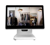 Commercial POS System with Customer Display, SSD Storage, MSR/WiFi for Retail and Restaurant Business Efficiency