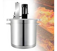 Commercial Pot Stirrer Mixer - Stainless Steel Food Mixer with Heating, Adjustable Speed, Double Paddle for Even Stirring, Anti-Burn Design