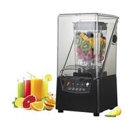 Commercial Quiet Blender Smoothie Maker, 2200 W Professional Countertop Blender, 1.8L Milkshake Maker for Puree, Ice Crush, Shakes And Smoothies