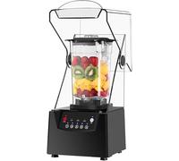 Commercial Quiet Shield Blender 2200W Professional Industrial Blenders 2L for Ice Crushing, Shakes and Smoothies for Kitchen