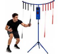 Commercial Reaction Game, Digital Counter, Adjustable Height 35.4-78.7 in Blue