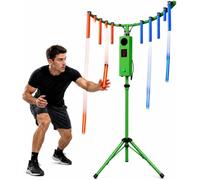 Commercial Reaction Game, Digital Counter, Adjustable Height 35.4-78.7 in Green