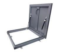 Commercial Roof Hatch with Rotating Lock for Theft Protection and Emergency Maintenance Access and Secure Solution for Safe Building Operations