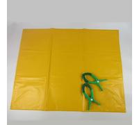 Commercial Safety Insulated Blanket with Clips, Electrician Safety Work Mat for Around Substations, 15.7 31.5 39.4 In Length(0.4kV,39.4x39.4in/100X100cm)
