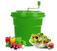 Commercial Salad Spinner, Large Capacity Lettuce Dryer, Fruit & Vegetable Centrifugal Washer, Easy Spin Colander Basket for Kitchen