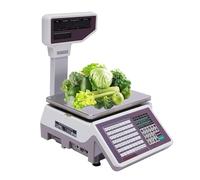 Commercial Scale with Double-Sided Display, 63 Shortcut Keys for Supermarket, Retail Store, Warehouse