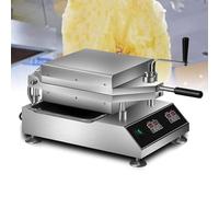 Commercial Seafood Crispy Cake Machine, Snack Food Dried Seafood Pie Maker - Multifunctional Electric Crepe Baker with Intelligent Digital Temperature Control, Non-Stick Hot Plate