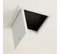 Commercial Security Access Panel for Wall and Ceiling Mount, Aluminum Square Access Door with Lock, Wall Hole Cover Plate for Electrical and Plumbing(15cm/5.9in)