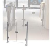 Commercial Security Gate - Acrylic Entry Barriers for Supermarkets, Offices & Libraries, Manual Barricade (89.9 x 80 cm) - Effective Closure Fences