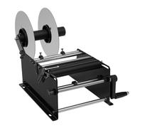 Commercial Self-adhesive Labeling Machine Round Bottle Label Applicator, Manual Round Labeling Machine,Less Noise,Round Corners,Silicone Ring,Paper Supply Tray,Bottle Bottom Fixer,Positioning Rod,For