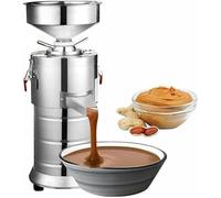 Commercial Sesame Sauce Grinder & Peanut Butter Maker Machine, 1100W Electric Nut Butter Grinder, Stainless Steel Mill for Groundnut, Almond, Cashew, 33lbs/H