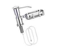 Commercial Sink Soap Dispenser Steel Body with 1 Push Pumps Mechanism Simple Installation for Quick Liquid Access Under Sink Soap Dispenser