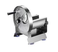 Commercial Slicer Rotary, Stainless Steel Hand Crank Machine, 0.2-12mm Adjustable Slice Thickness, Durable Blades for Slicing Harder Fruit Vegetable Lemon Onion Cabbage Carrot Potato Cucumber