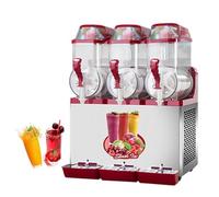 Commercial Slush Ice Maker Machine, 36L Fully Automatic Smoothie Frozen Drink Maker, Stainless Steel Margarita Machine for Beverage Cocktail Juice