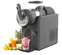 Commercial Slush Machine, 1.8L Ice Crusher Shaver with 5 Preset Settings, Fast Freezing, Self-Cleaning Electric Slushie Maker for Smoothies, Ice Cream, and Milkshakes Black