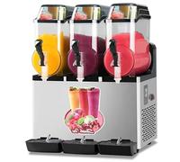 Commercial Slush Machine with Independent Temperature Control and One-Touch Cleaning for Hotels, Bars, Parties, and Fast Food Restaurants