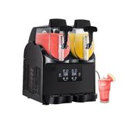 Commercial Slushy Machine 2x2.5L Home Slush Maker Frozen Drink Beverage Dispenser Ice-Cool Juice Smoothie Making Equipment for Beginners DIY