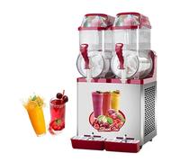 Commercial Slushy Machine, Automatic Stainless Steel Frozen Drink Maker for Bars and Cafes, 12L, Snow Melting Ice Juice Maker, Smoothies and Margaritas
