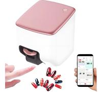 Commercial Smart Nail Printer, Electric Mini Nail Art Painting Machine, Fast Drawing in 10s, Automatically Recognize Nails Shape, for for Home Use Salon Nails Lovers
