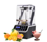Commercial Smoothie Blender, 2200W High-Power Smart Blender with Removable Shield, 7 Preset Modes, 1.5L Capacity, Quiet Brushless Motor