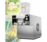 Commercial Snowflake Ice Maker, Adjustable Speed Stainless Steel Shaver for Restaurants, Bars, and Drink Shops