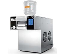 Commercial Snowflake Ice Maker, Electric Ice Shaver, Adjustable Speed for Food Trucks, Restaurants, Milktea Shops