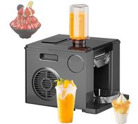 Commercial Snowflake Ice Maker, Electric Ice Shaver for Snack Bars, Smart Button Control