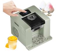 Commercial Snowflake Ice Maker Machine for Bars and Snack Shops, Efficient 24H Production with 750ml Barrel and Tray