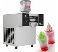 Commercial Snowflake Ice Maker Machine, Stainless Steel Electric Ice Shaver for Bakery and Cafe, Perfect for Snow Cones