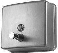 Commercial Soap Dispenser Wall Mount - Extra Large 46 oz. Capacity, Industrial Grade, Stainless Steel Bathroom Hand Soap Dispenser with Corrosion Proof Lining and Anti-Leak Pump by EnBath