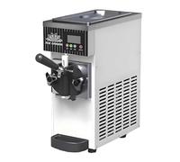 Commercial Soft Serve Ice Cream Machine, 4-5L/H Ice Cream Maker with 2.5L Hopper, 1L Freezing Cylinder, LCD Control, One-Touch Cleaning for Café, Restaurant, Dessert Shop