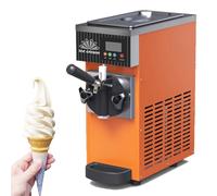 Commercial Soft Serve Ice Cream Maker, Countertop Machine with LCD Panel, 80-100 Servings per Hour, Single Flavor for Restaurants and Dessert Shops