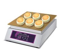 Commercial Souffle Maker Machine, 1300W Japanese Fluffy Pancake Maker, Non-stick Griddle with 60-240℃ Control, Stainless Steel Single head